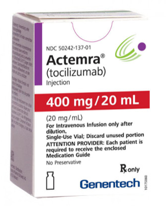 ACTEMRA (TOCILIZUMAB) FCO AMP 400MG 20ML