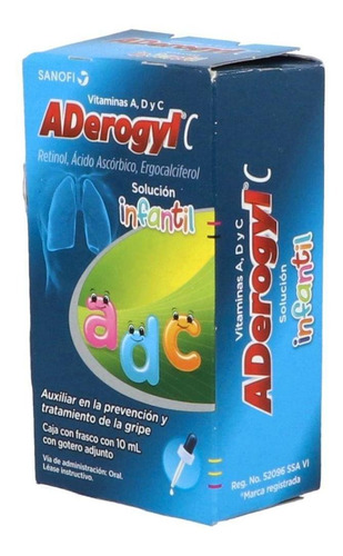 ADEROGYL C (RETINOL/ACIDO ASCORBICO/ERGOCALCIFEROL) FCO 10 ML C1