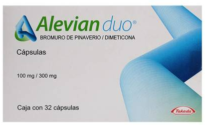 ALEVIAN DUO (PINAVERIO/DIMETICONA) CAP 100MG/300MG C32