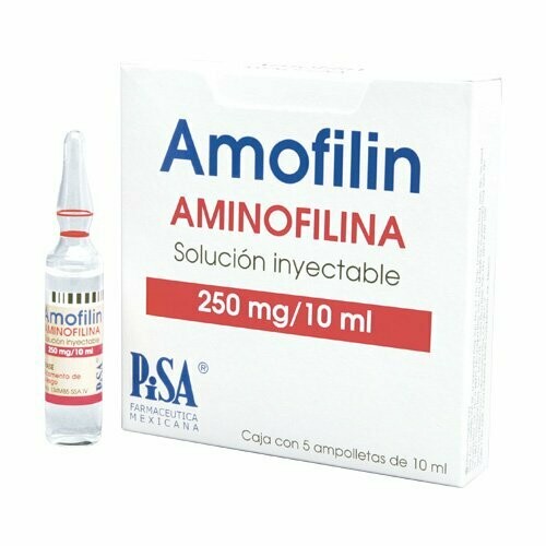 AMOFILIN (AMINOFILINA) AMP 250MG 10ML C5