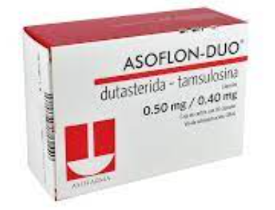 ASOFLON-DUO (DUTASTERIDA, TAMSULOSINA) CAP 0.50/0.40MG C30