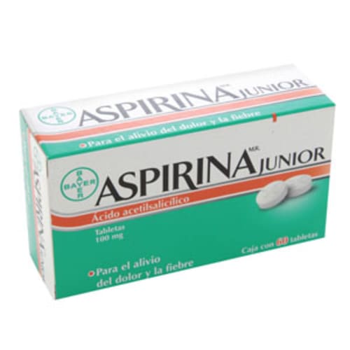 ASPIRINA JR (ACIDO ACETILSALICILICO) TAB 100MG C60