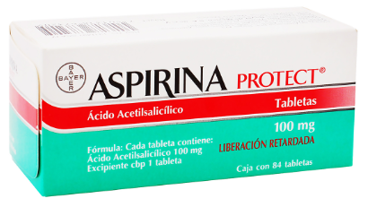 ASPIRINA PROTECT (ACIDO ACETILSALICILICO) TAB 100MG C84
