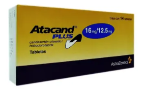 ATACAND PLUS (CANDESARTAN CILEXETILO/HIDROCLOROTIAZIDA) TAB 16MG/12.5MG C14