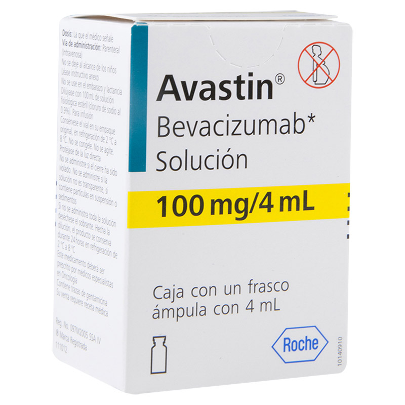 AVASTIN (BEVACIZUMAB) INY 100MG/4ML C/1