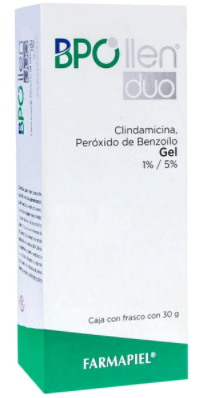 BPOLLEN DUO (CLINDAMICINA/PEROXIDO DE BENZOILO) GEL 1/5% 30G