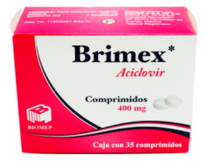 BRIMEX (ACICLOVIR) COMP 400MG C35
