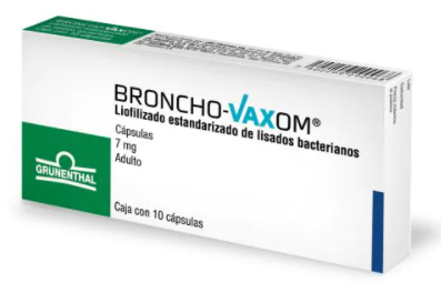 BRONCHO VAXOM ADULTO (LIOFILIZADOS BACTERIANOS) CAP 7MG C10