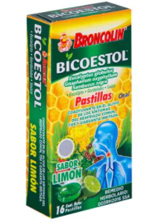 BRONCOLIN BICOESTOL LIMON PASTILLAS C16