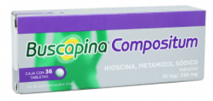 BUSCAPINA COMPOSITUM (HIOSCINA/METAMIZOL) TAB 10MG/250MG C36