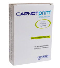 CARNOTPRIM (METOCLOPRAMIDA) AMP 10MG/2ML C6