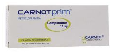 CARNOTPRIM (METOCLOPRAMIDA) COMP 10MG C20
