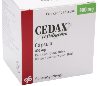 CEDAX (CEFTIBUTENO) CAP 400MG C10