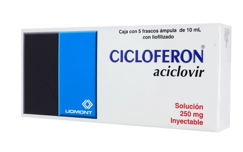CICLOFERON (ACICLOVIR)FCO AMP 250MG/ML C5