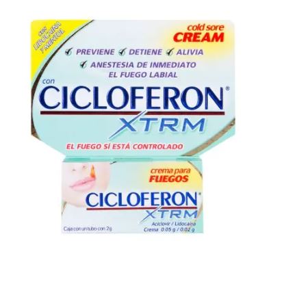 CICLOFERON XTRM (ACICLOVIR/LIDOCAINA) CREMA 2G