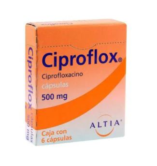 CIPROFLOX (CIPROFLOXACINO) CAP 500MG C6