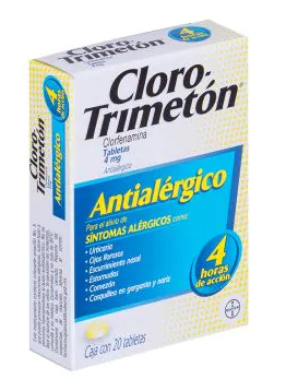 CLORO-TRIMETON (CLORFENAMINA) TAB 4MG C20