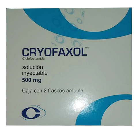 ​​CRYOFAXOL (CICLOFOSFAMIDA) FCO AMP 500MG C2