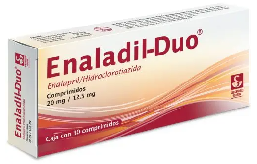 ENALADIL-DUO (ENALAPRIL, HIDROCLOROTIAZIDA) COMP 20MH/12.5MG C30