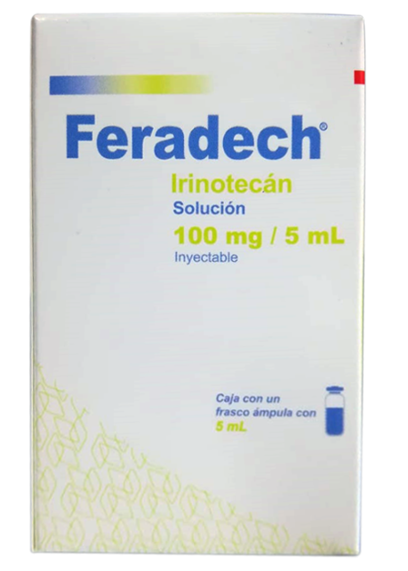 ​​FERADECH (IRINOTECAN) FCO AMP 100MG/5ML C1