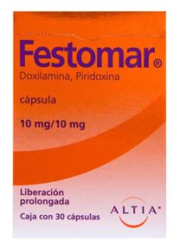 FESTOMAR (DOXILAMINA/PIRIDOXINA) CAP 10/10MG C30