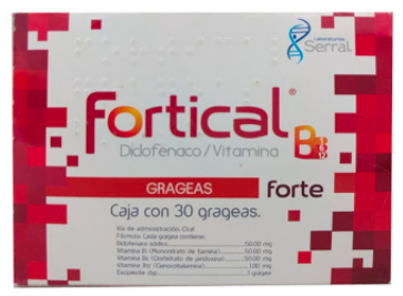 FORTICAL FORTE (DICLOFENACO, VITAMINA B) TAB 50/50/50MG C30