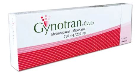 GYNOTRAN (METRONIDAZOL/MICONAZOL) OVULO 750MG/200MG C7