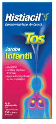 HISTIACIL NF INFANTIL (DEXTROMETORFANO/AMBROXOL) JBE 150ML