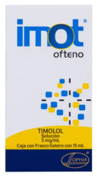 IMOT OFTENO (TIMOLOL) SOL GOTAS 5MG/ML 15ML C1
