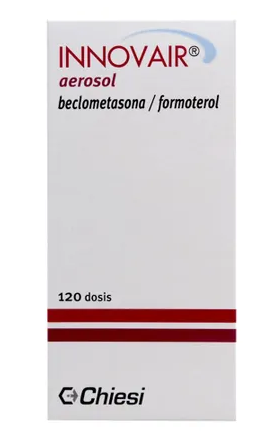 INNOVAIR (BECLOMETASONA/FORMOTEROL) 100/6MCG AEROSOL 120D C1