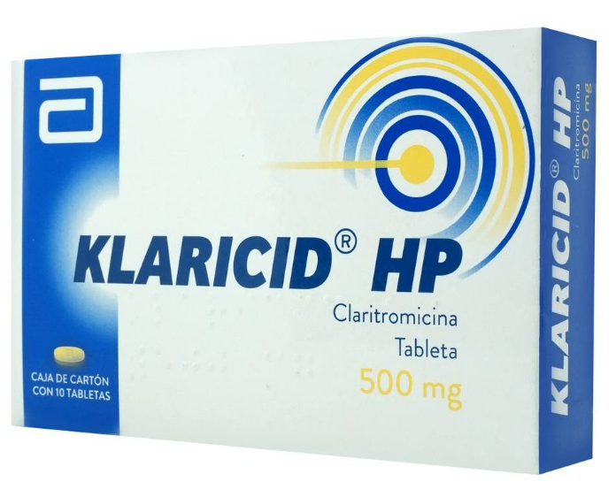 KLARICID HP (CLARITROMICINA) CAP 500MG C10