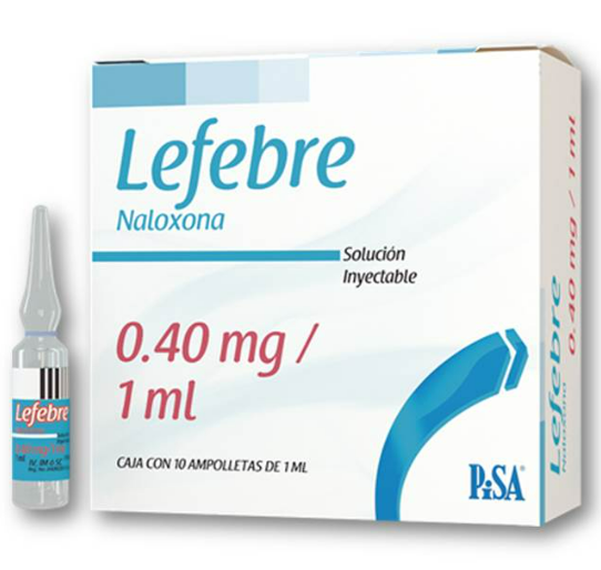 LEFEBRE (NALOXONA) AMP 0.40MG/ML C10