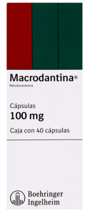 MACRODANTINA (NITROFURANTOINA) CAP 100MG C40