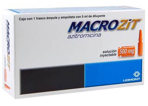 MACROZIT (AZITROMICINA) AMP 500MG C1