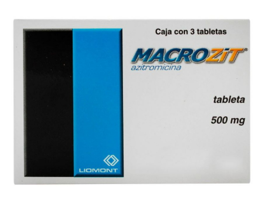 MACROZIT (AZITROMICINA) TAB 500MG C3