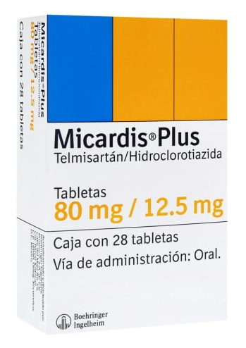 MICARDIS PLUS (TELMISARTAN/HIDROCLOROTIAZIDA) TAB 80/12.5MG C28