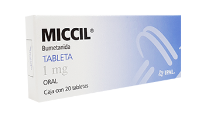 MICCIL (BUMETANIDA) TAB 1MG C20