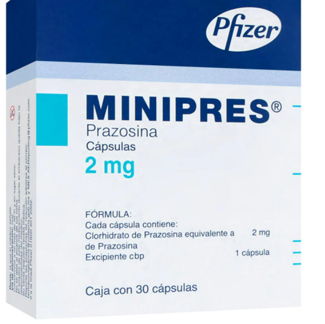 MINIPRES (PRAZOSINA) CAP 2MG C30