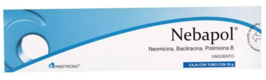 NEBAPOL (POLIMIXINA B/BACITRACINA/NEOMICINA) CREMA 30G