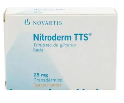 NITRODERM TTS (TRINITRATO DE GLICERILO) PARCHE 25MG C7