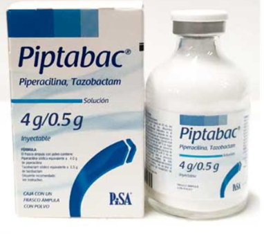 PIPTABAC (PIPERACILINA/TAZOBACTAM) FCO AMP 4/0.5G C1