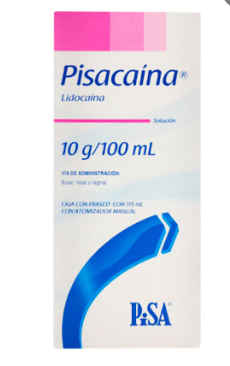 PISACAINA (LIDOCAINA) SPRAY 10G/100ML 115ML C1
