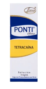 PONTI OFTENO (TETRACAINA) GTS 5MG/ML 10ML C1