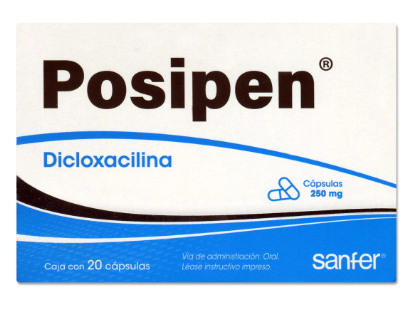 POSIPEN (DICLOXACILINA) CAP 250MG C20