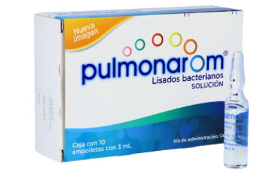 PULMONAROM (LISADOS BACTERIANOS) SOL AMP C20