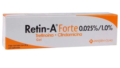 RETIN A FORTE GEL (TRETINOINA/CLINDAMICINA) 0.025/1% 30G