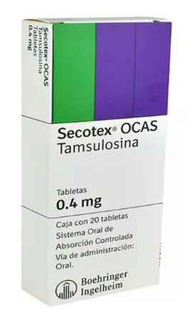 SECOTEX OCAS (TAMSULOSINA) TAB 0.4MG C20