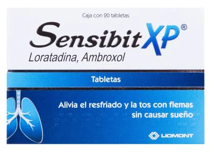 SENSIBIT XP (LORATADINA/AMBROXOL) TAB 5/30MG C20