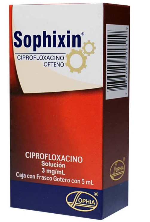 SOPHIXIN (CIPROFLOXACINO) SOL OFT 3MG/ML 5ML C1