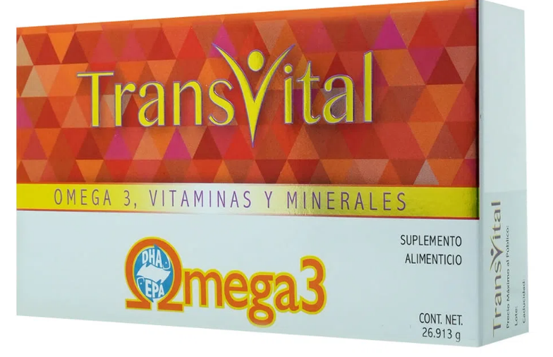 TRANSVITAL (OMEGA3/VITAMINAS/MINERALES) CAPS C30